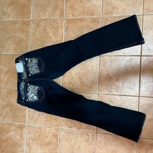 Miss Me embellished 33 waist, 32 length jeans